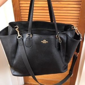Authentic Coach diaper, work or overnight bag